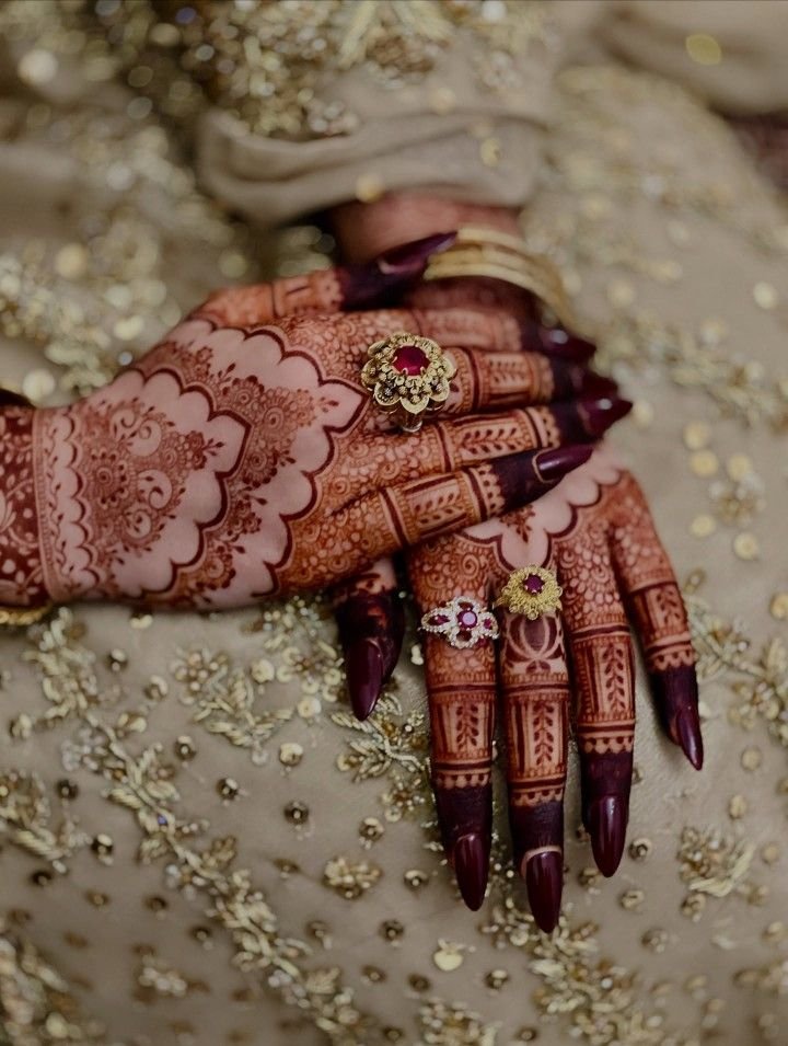 Bridal full hand Mehendi design